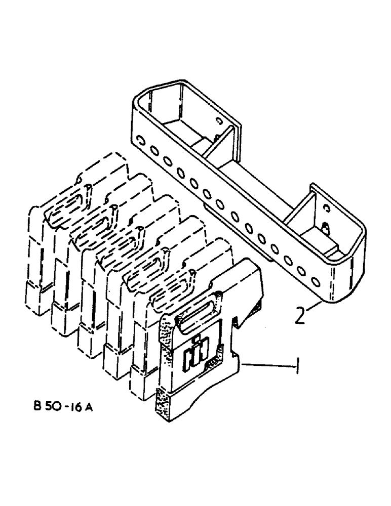 Схема запчастей Case IH 585 - (09-022) - FRONT END WEIGHTS (12) - FRAME