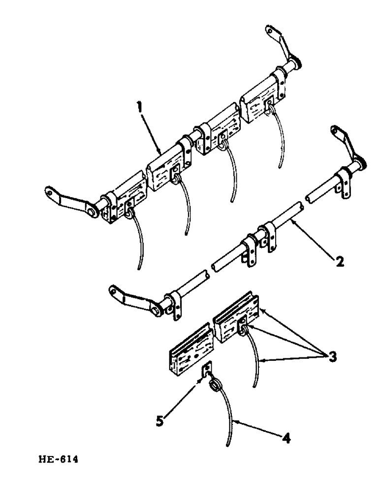 Схема запчастей Case IH 375 - (Q-42) - PLATFORMS, PICK-UP REEL BATSHAFT BAT Platforms