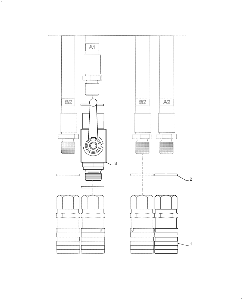 Схема запчастей Case IH L735 - (35.204.BB) - QUICK COUPLINGS (35) - HYDRAULIC SYSTEMS