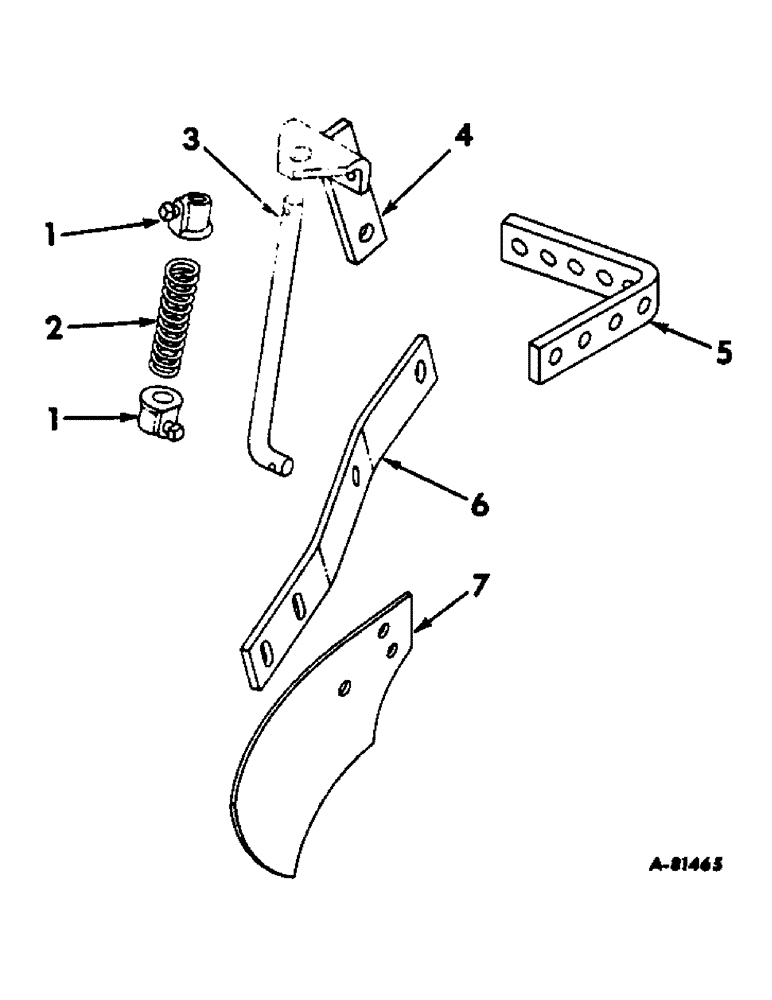 Схема запчастей Case IH 466 - (J-16) - BLADE COVERING ATTACHMENT, WIDE, ONE PER ROW 