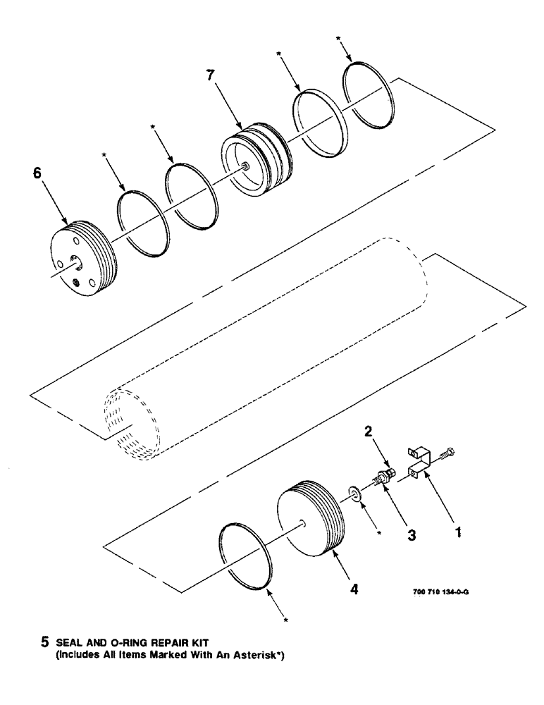 Схема запчастей Case IH 8820 - (9-114) - ACCUMULATOR ASSEMBLY, HYDRAULIC, 700712632 ACCUMULATOR ASSEMBLY, HYDRAULIC COMPLETE (35) - HYDRAULIC SYSTEMS