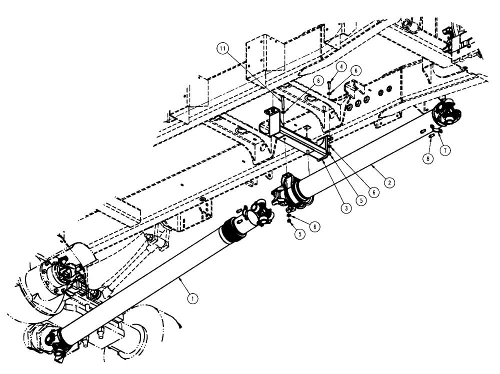 Схема запчастей Case IH FLX4010 - (03-009) - DRIVELINE GROUP, FLX4010 (03) - TRANSMISSION