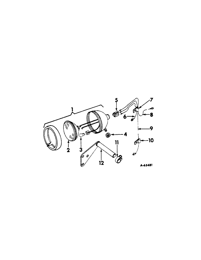 Схема запчастей Case IH 2606 - (087[A]) - ELECTRICAL SYSTEM, COMBINATION REAR LIGHT AND TAIL LIGHT (06) - ELECTRICAL SYSTEMS