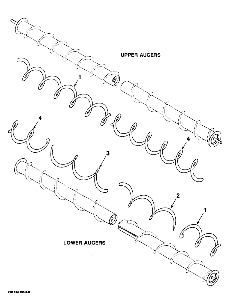 Схема запчастей Case IH SC416 - (6-06) - AUGER SPIRAL REPLACEMENT (09) - CHASSIS