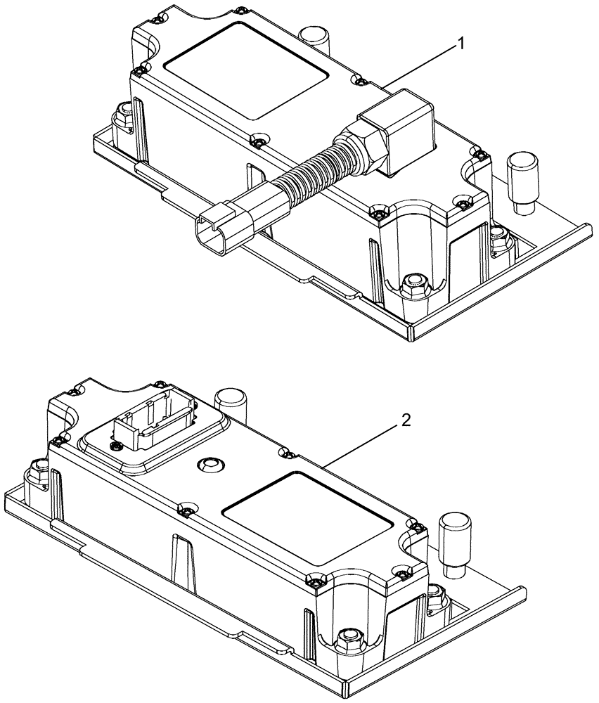 Схема запчастей Case IH 625 - (55.424.03) - SENSORS - COTTON FLOW EMITTER, COTTON FLOW DETECTOR (55) - ELECTRICAL SYSTEMS