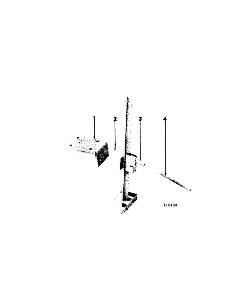 Схема запчастей Case IH 75 - (06-05) - JACK ATTACHMENT (REGULAR FOR 28 AND 36 FT. MACHINES) (1960), 