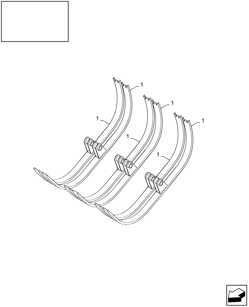 Схема запчастей Case IH LB433S - (18.84517150[01]) - DIA : SPECIAL CROP UPPER FEEDER GUARD KIT (18) - ACCESSORIES