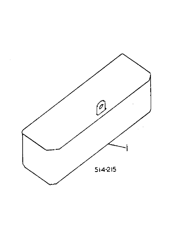 Схема запчастей Case IH 674 - (13-21) - TOOLBOX, SAFETY FRAME (05) - SUPERSTRUCTURE