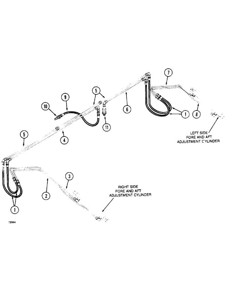 Схема запчастей Case IH 1010 - (1-12) - PICTORIAL INDEX, REEL FORE AND AFT ADJUSTMENT HYDRAULIC SYSTEM (35) - HYDRAULIC SYSTEMS