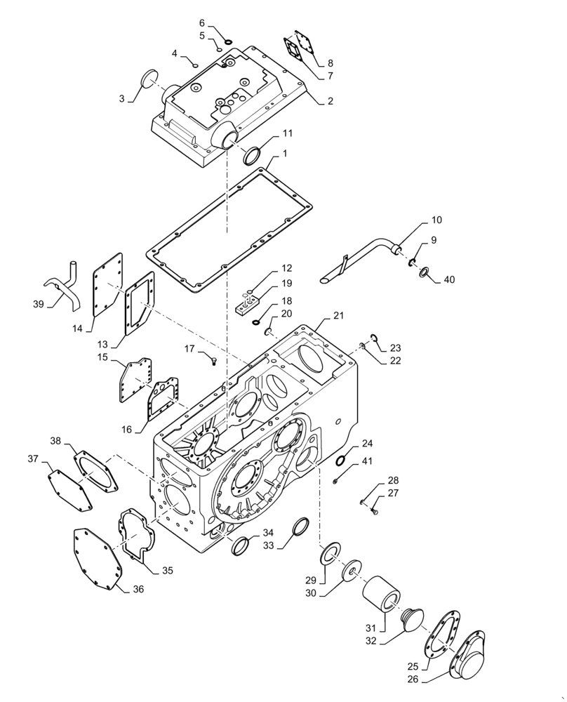 Схема запчастей Case IH 21256 - (A-02) - CHASSIS, RADIATOR AND SHEET METAL, REAR FRAME, COVER AND CONNECTIONS Chassis, Radiator & Sheet Metal