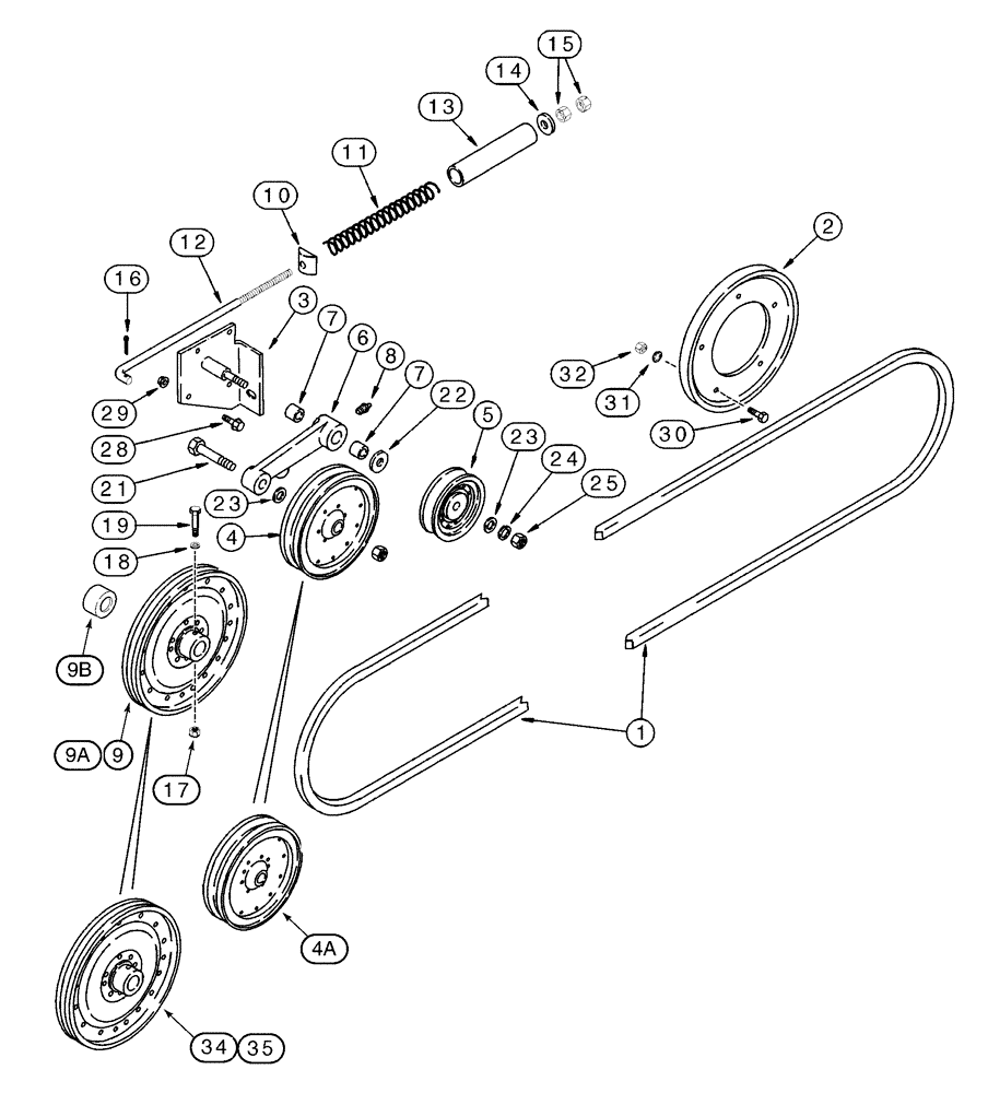 Схема запчастей Case IH 2366 - (09F-02) - STRAW SPREADER - DRIVE (19) - STRAW SPREADER & CHOPPER