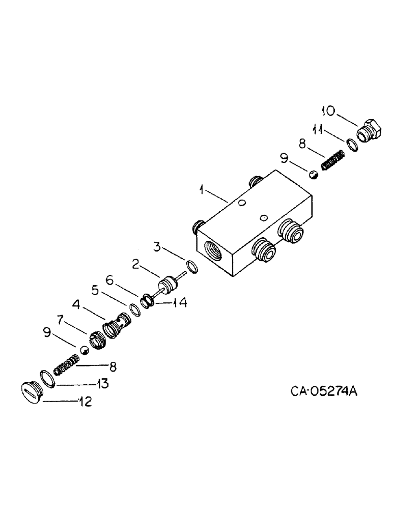 Схема запчастей Case IH 3788 - (10-38) - HYDRAULICS, ALTERNATING CHECK VALVE (07) - HYDRAULICS