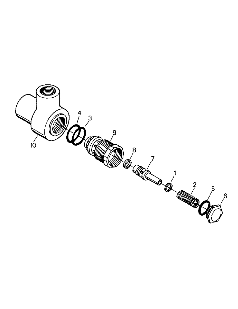 Схема запчастей Case IH CR-1225 - (08-19) - RELIEF VALVE ASSEMBLY (07) - HYDRAULICS