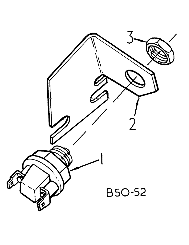 Схема запчастей Case IH 785 - (08-015) - BRAKE LIGHT SWITCH, MACHINES FITTED W/FLAT TOP FENDERS OR SAFETY CAB OR SUPER DE-LUXE CAB (06) - ELECTRICAL