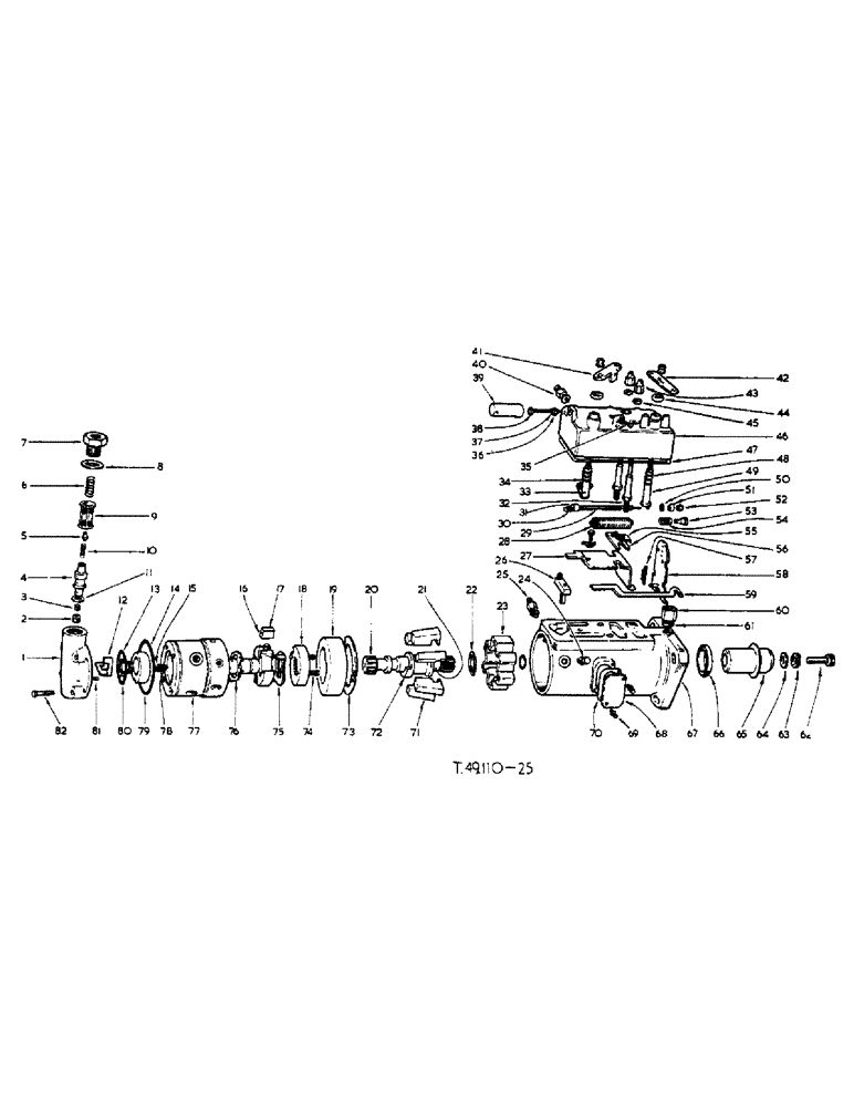 Схема запчастей Case IH 276 - (1-13) - D.P.A. FUEL INJECTION PUMP (03) - FUEL SYSTEM