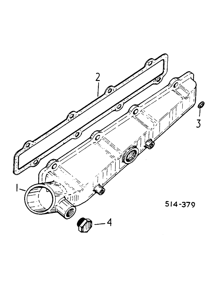 Схема запчастей Case IH 785 - (12-099) - INTAKE MANIFOLD Power