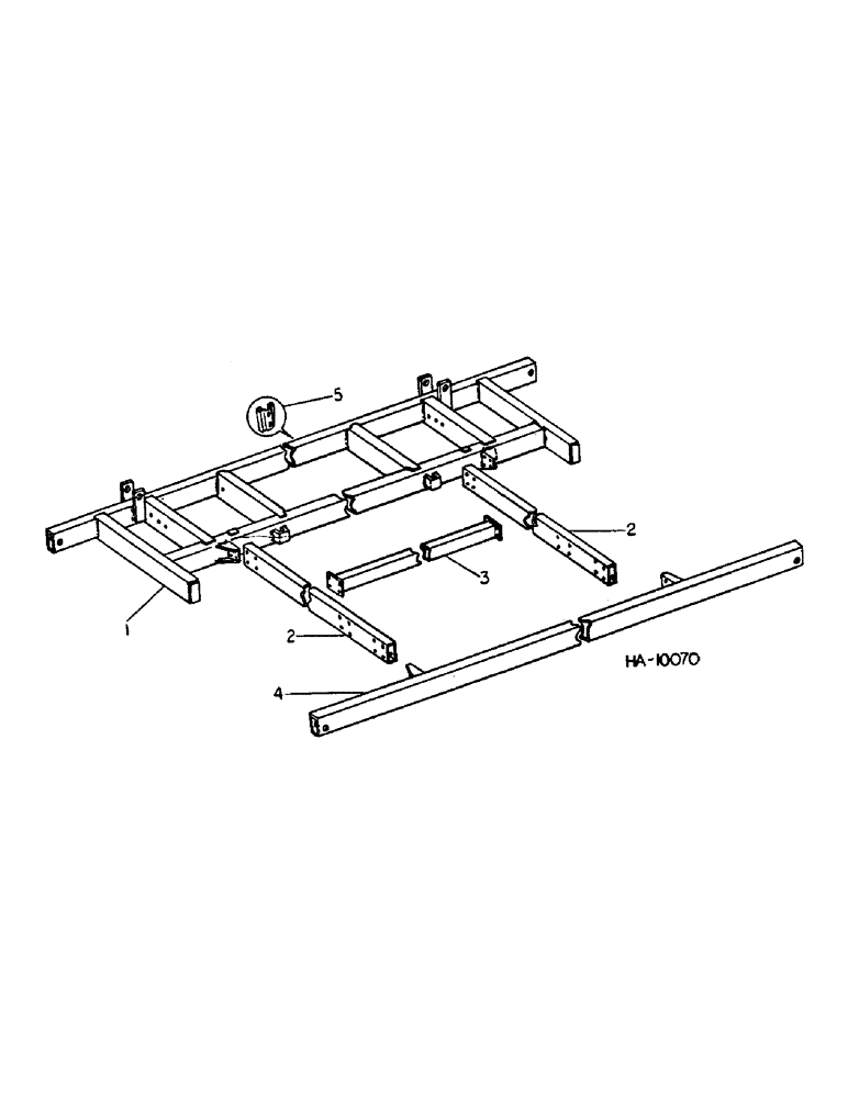 Схема запчастей Case IH 645 - (C-02) - 645 VIBRA CHISEL, 31-1/2 FOOT WING, MAIN FRAME 