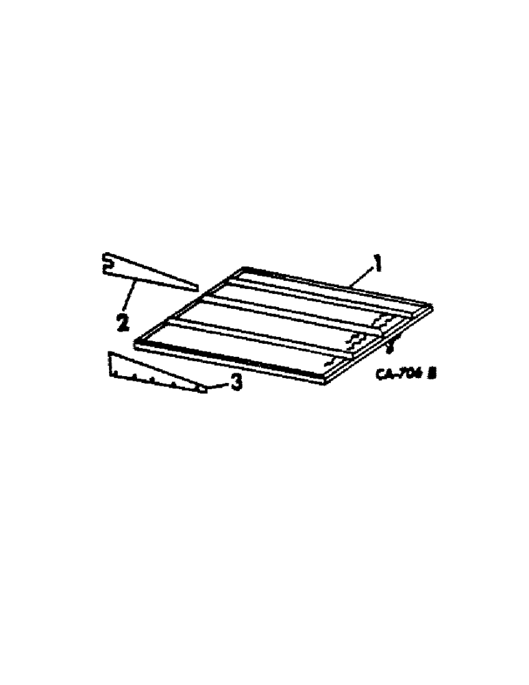 Схема запчастей Case IH 914 - (23-11) - GRAIN PAN SHOE AND SHOE SIEVE, CHAFFER SIEVE AND DIVIDER Grain Pan, Shoe & Shoe Sieve