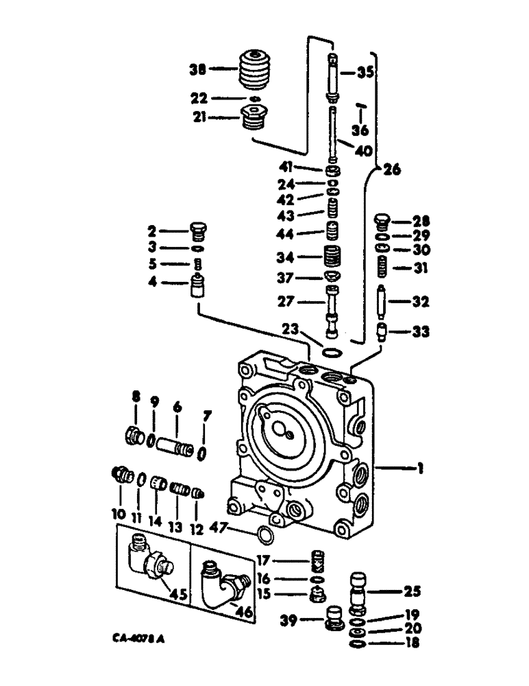 Схема запчастей Case IH 2500 - (10-05) - HYDRAULICS, MULTIPLE CONTROL VALVE (07) - HYDRAULICS