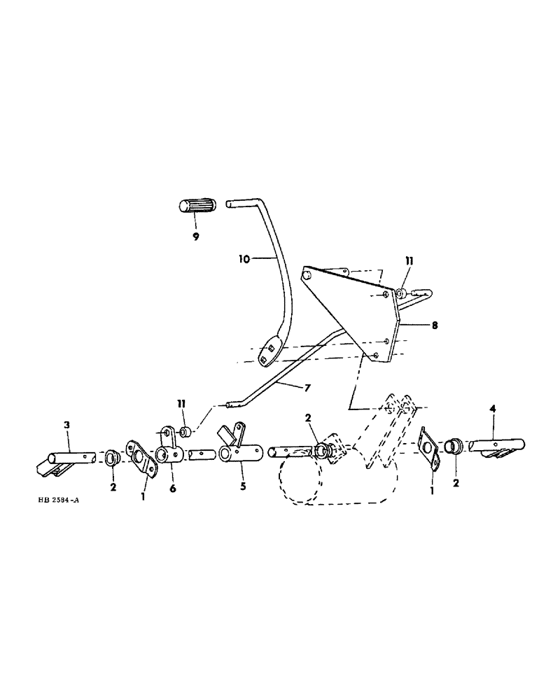 Схема запчастей Case IH 5500 - (04-02) - BRAKES, BRAKE CONTROLS (5.1) - BRAKES