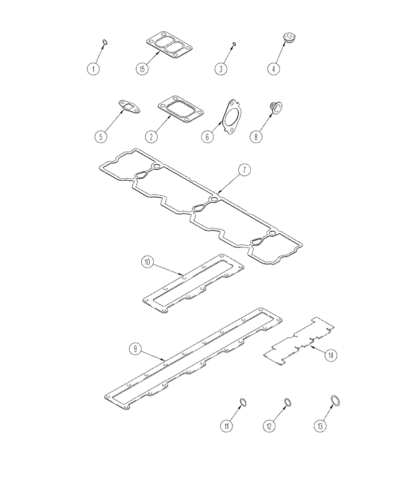 Схема запчастей Case IH STX275 - (02-28) - GASKET KIT 6TAA-8304 / 6TAA-9004 EMISSIONS CERTIFIED ENGINE, VALVE GRIND (02) - ENGINE