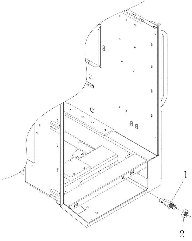 Схема запчастей Case IH 7700 - (C07.04[01]) - Safety Switches {Radiator Door} (55) - ELECTRICAL SYSTEMS