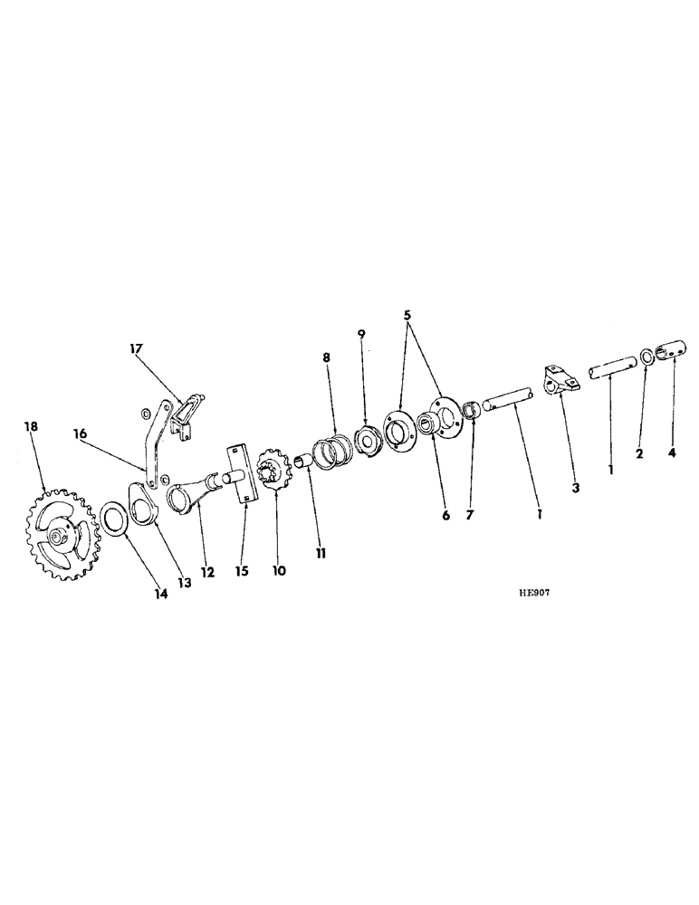 Схема запчастей Case IH 510 - (A-12) - COUNTERSHAFT CLUTCH AND GRAIN DRIVE 