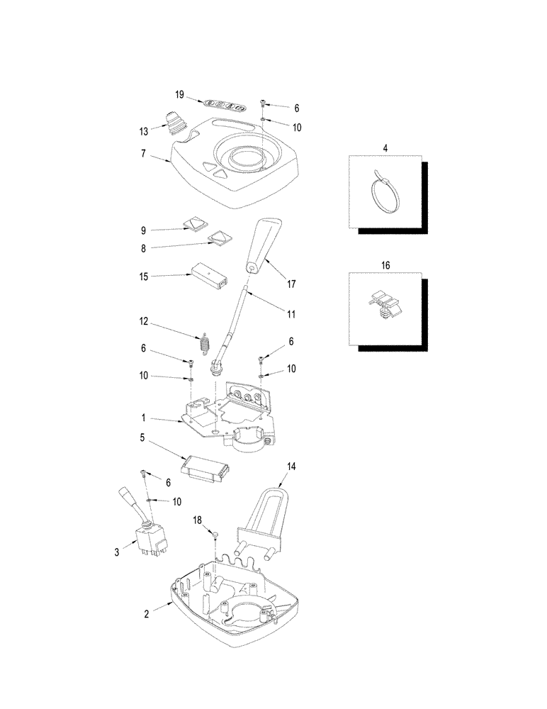 Схема запчастей Case IH STX530 - (05-03) - TRANSMISSION CONTROL ASSEMBLY, WITH POWER SHIFT TRANSMISSION (05) - STEERING