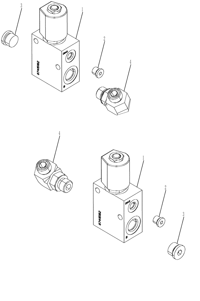 Схема запчастей Case IH 635 - (35.910.29) - LOAD HOLD CHECK VALVE (35) - HYDRAULIC SYSTEMS