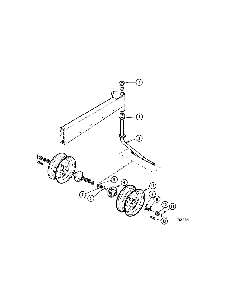 Схема запчастей Case IH 950 - (074) - DUAL REAR WHEELS 