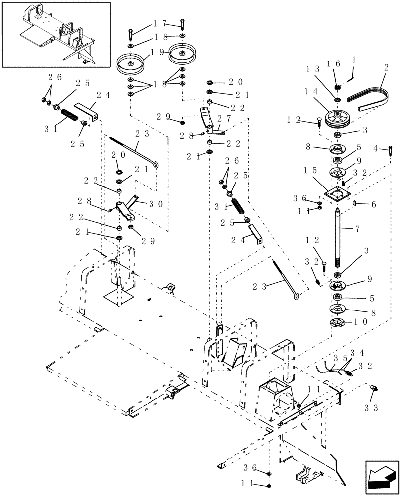 Схема запчастей Case IH DCX161 - (14.04) - HEADER DRIVE, LEFT SIDE (14) - CROP CUTTING