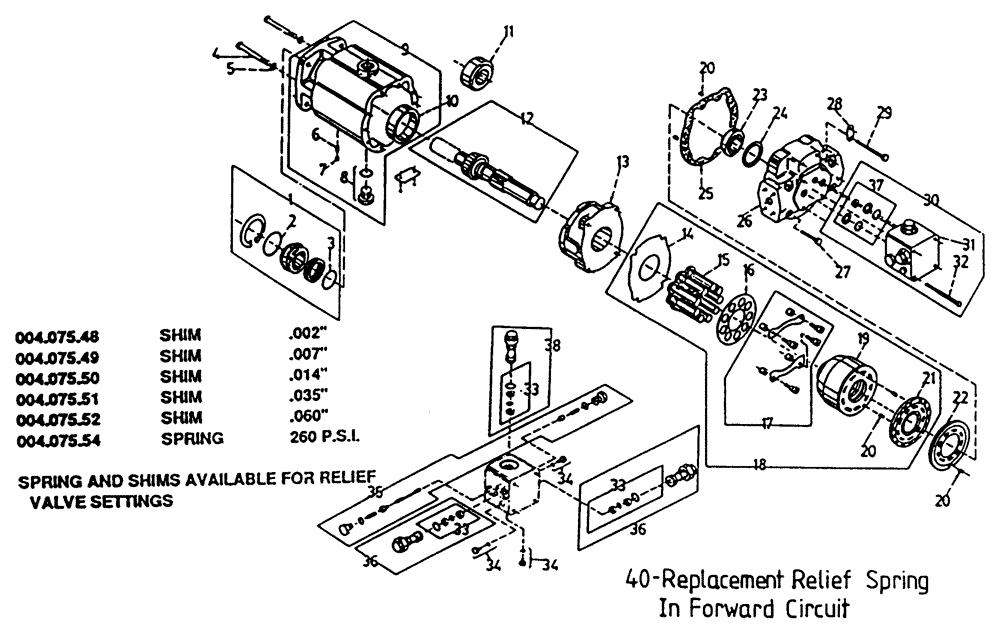 Схема запчастей Case IH 7700 - (B03[15]) - HYDRAULIC MOTOR {Traction} Hydraulic Components & Circuits