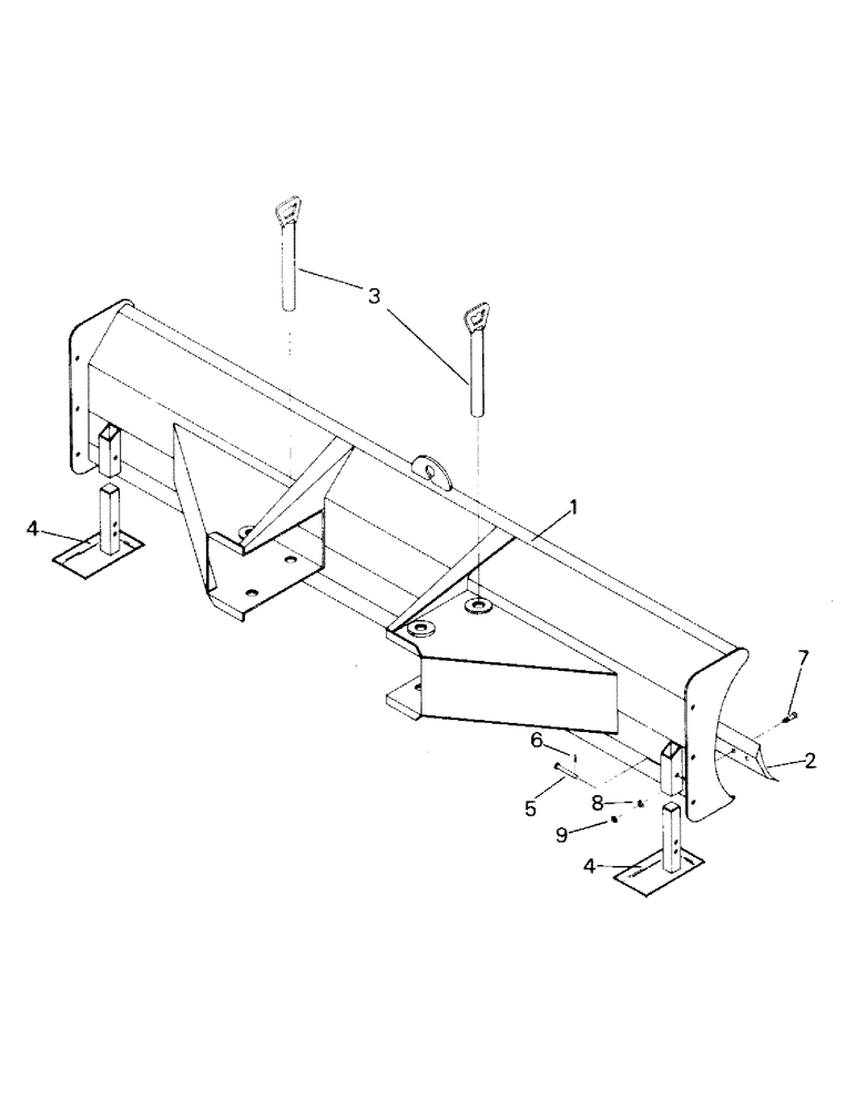 Схема запчастей Case IH ST210 - (10-05) - DOZER BLADE ASSEMBLY, MODELS 602 AND 605 Options & Miscellaneous