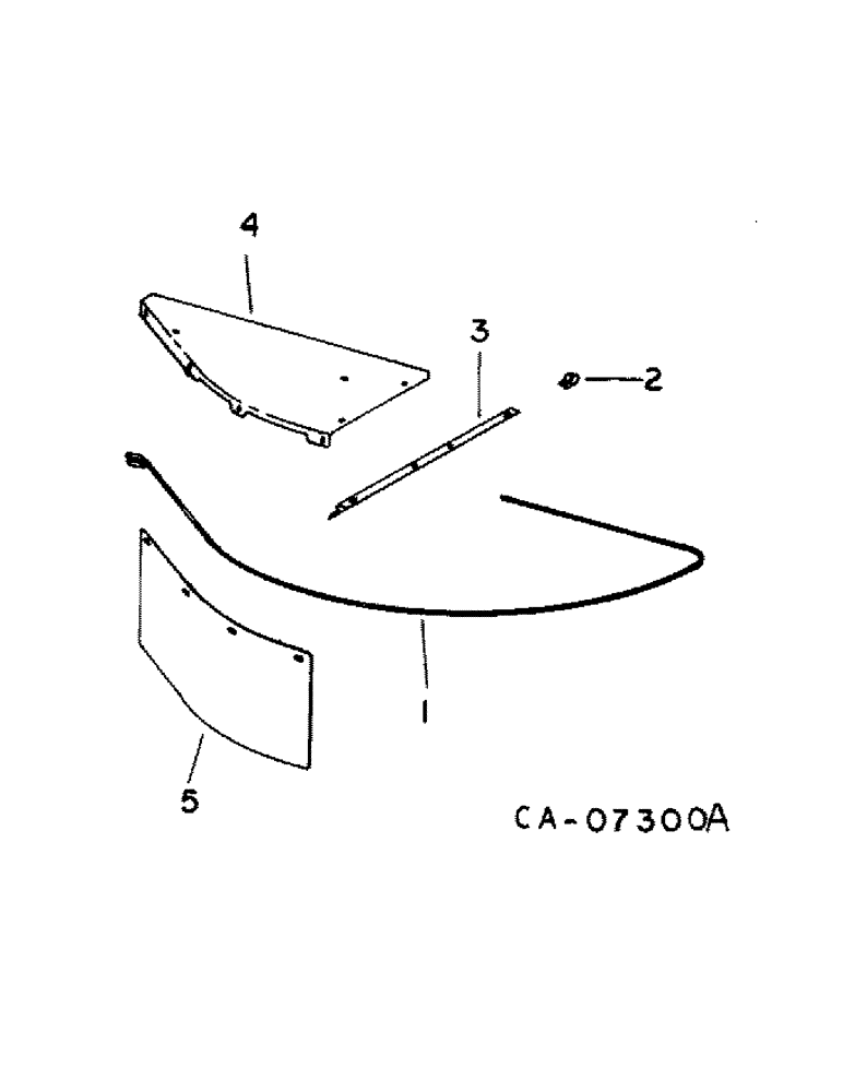 Схема запчастей Case IH 1460 - (20-14) - SEPARATOR, STRAW SPREADER SHIELD Separation