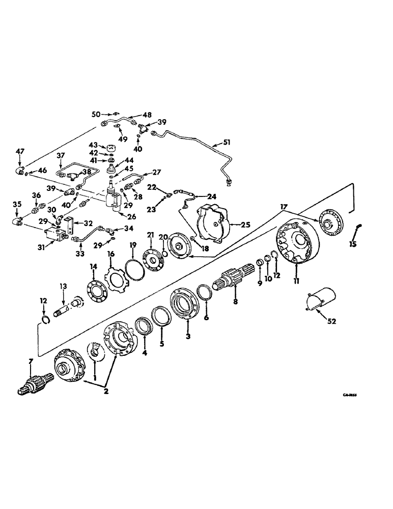 Схема запчастей Case IH 21026 - (07-20) - DRIVE TRAIN, DIFFERENTIAL LOCK (04) - Drive Train