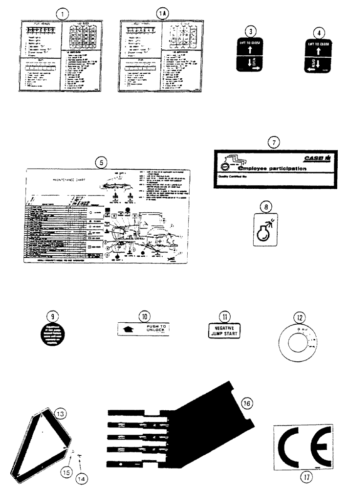 Схема запчастей Case IH 7250 - (9-148) - DECALS, TRACTOR (09) - CHASSIS/ATTACHMENTS