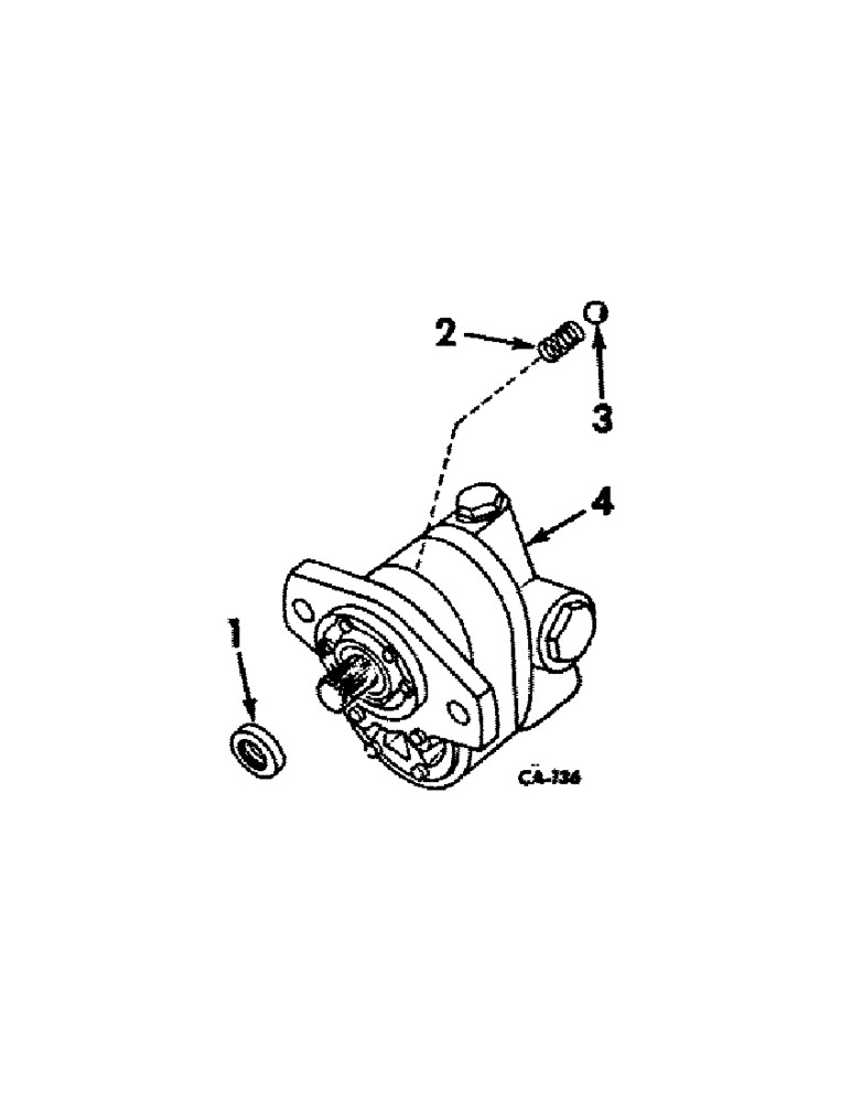 Схема запчастей Case IH 4100 - (F-09[A]) - HYDRAULIC SYSTEM, HYDRAULIC PUMP, CESSNA, 20 GPM - 404445R94 (07) - HYDRAULIC SYSTEM