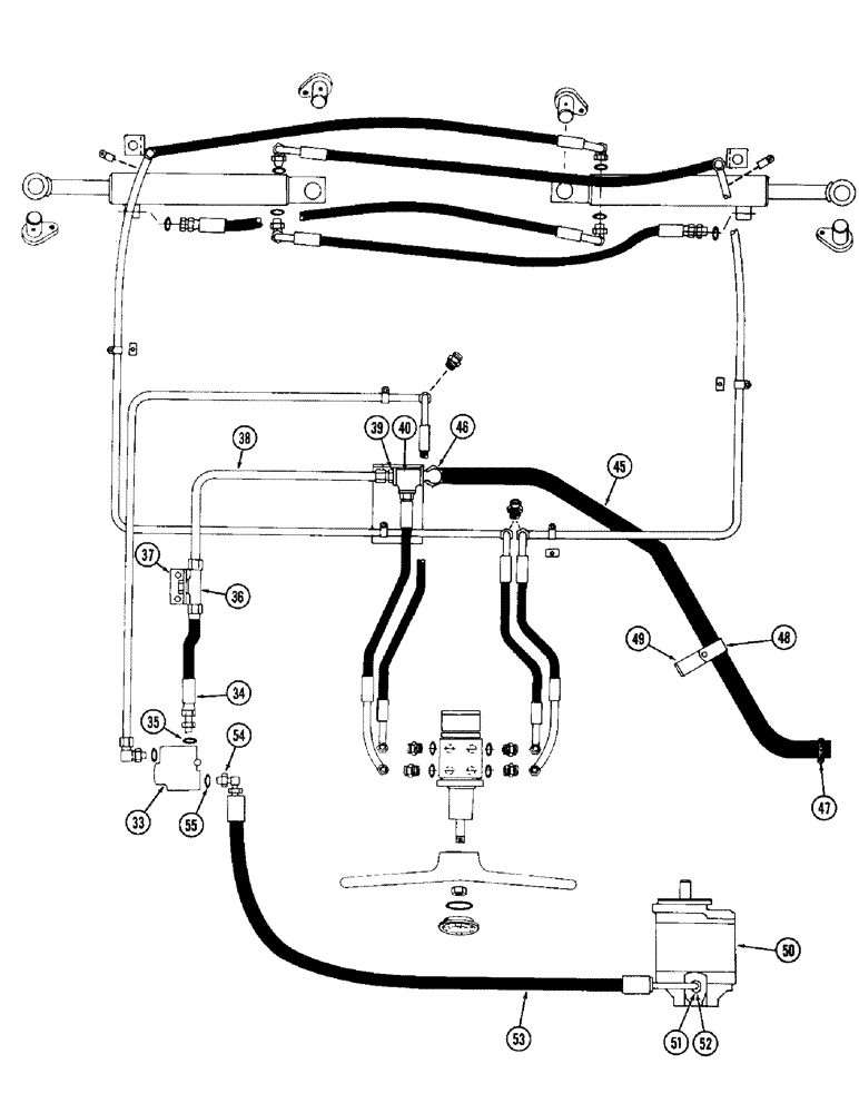 Схема запчастей Case IH 1470 - (127A) - FRONT STEERING CONTROL ASSEMBLY (05) - STEERING