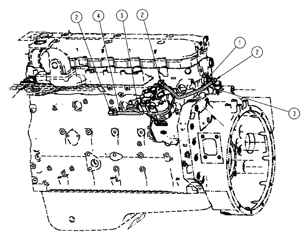 Схема запчастей Case IH SPX3320 - (03-060) - COOLANT LINES GROUP (01) - ENGINE