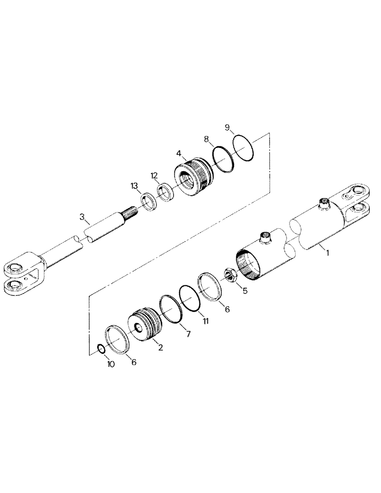 Схема запчастей Case IH STEIGER - (08-16) - STEERING CYLINDER ASSEMBLY (07) - HYDRAULICS