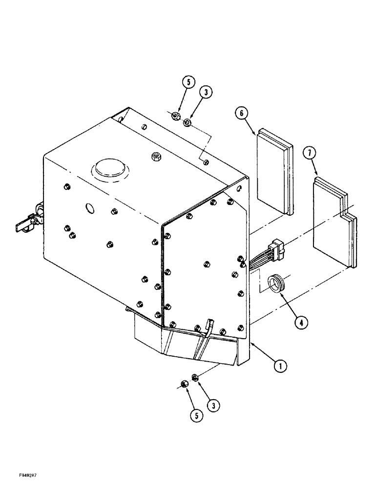 Схема запчастей Case IH 9350 - (9-086) - CAB AIR CONDITIONER AND HEATER MODULE (09) - CHASSIS/ATTACHMENTS