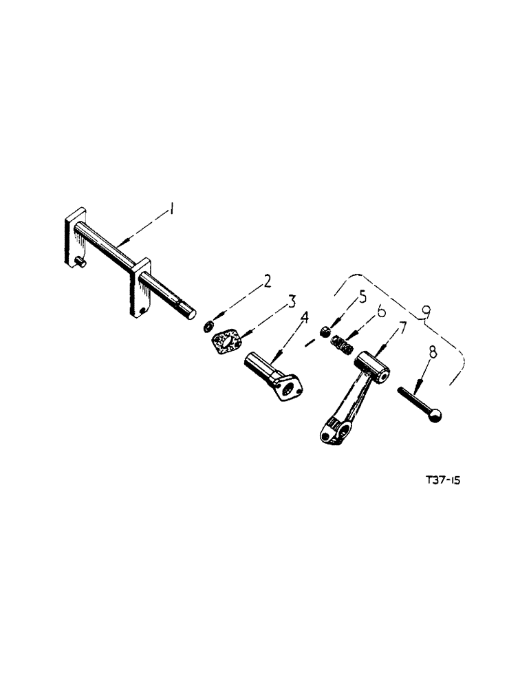 Схема запчастей Case IH 434 - (6-013) - TWO SPEED CONSTANT RUNNING P.T.O. ATTACHMENT, TWO SPEED P.T.O. SHIFTER - ATTACHMENTS (06) - POWER TRAIN