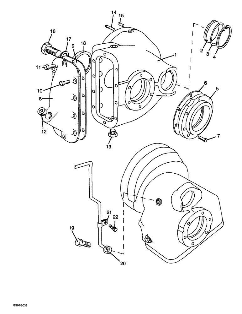 Схема запчастей Case IH 1212 - (6-60) - FINAL DRIVE, HOUSING AND COVERS (06) - POWER TRAIN