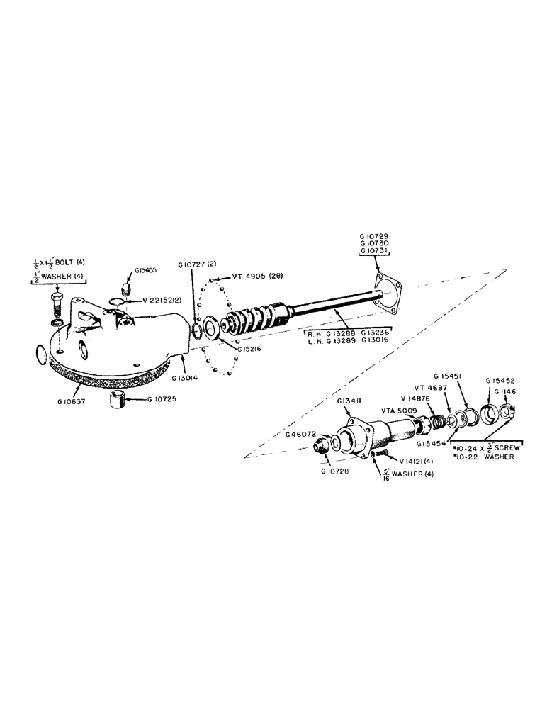 Схема запчастей Case IH 300-SERIES - (121) - STEERING GEAR CAM AND LEVER HOUSING, 300-301 - 310-311 (05) - STEERING