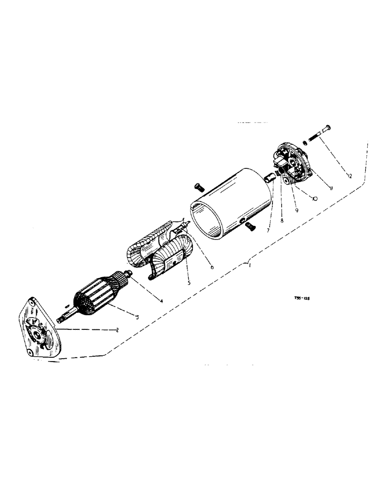 Схема запчастей Case IH 434 - (6-107) - NON VENTILATED GENERATOR ATTACHMENT, GENERATOR - ATTACHMENTS (88) - ACCESSORIES