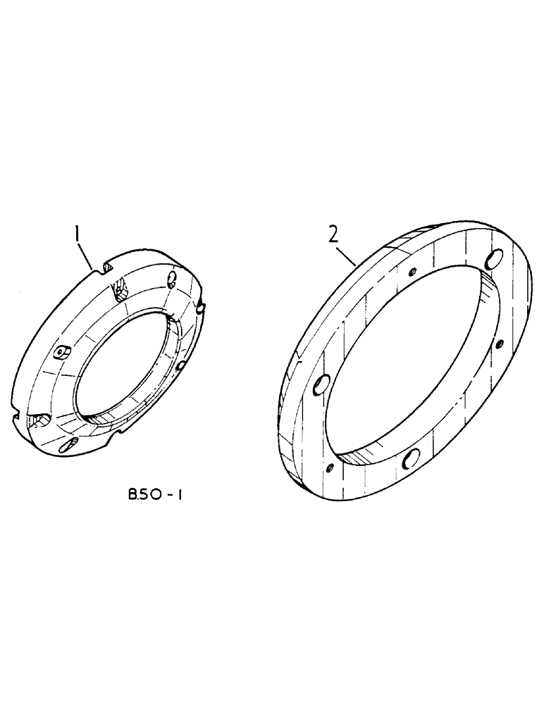 Схема запчастей Case IH 584 - (02-002) - REAR WHEEL WEIGHT Accessories & Attachments / Miscellaneous