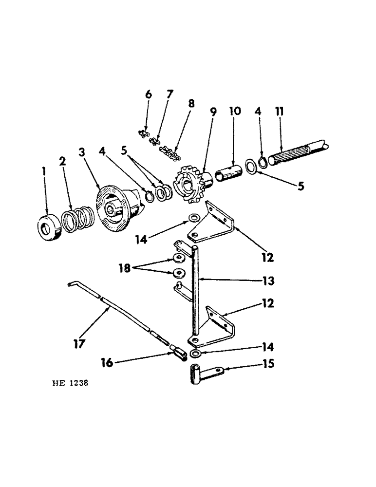 Схема запчастей Case IH 130 - (H-21) - WIDESPREAD BEATER CLUTCH 