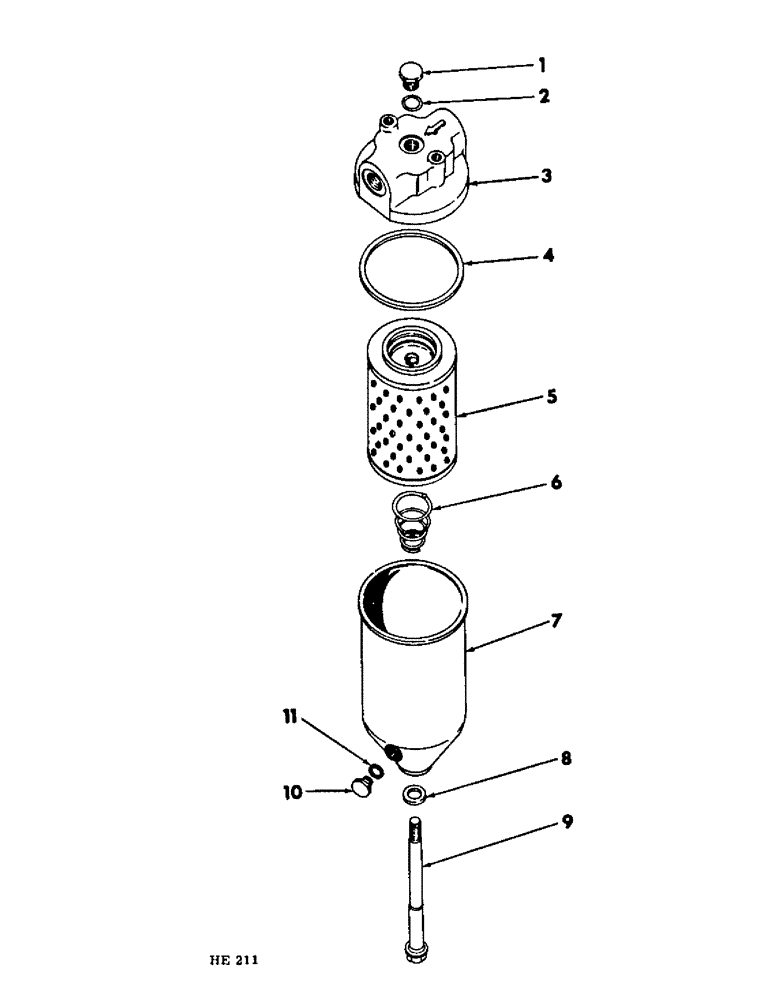 Схема запчастей Case IH 375 - (F-23) - HYDRAULIC SYSTEM, HYDRAULIC OIL FILTER (07) - HYDRAULIC SYSTEM