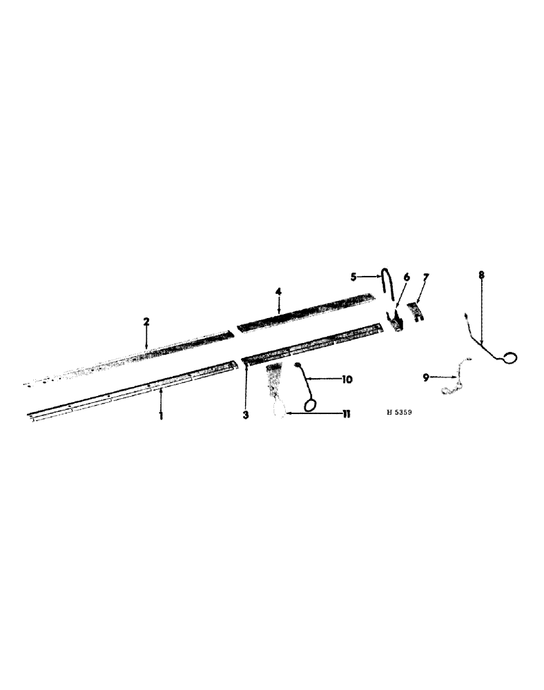 Схема запчастей Case IH 100 - (04-07) - GRAIN TUBE HOLDERS 