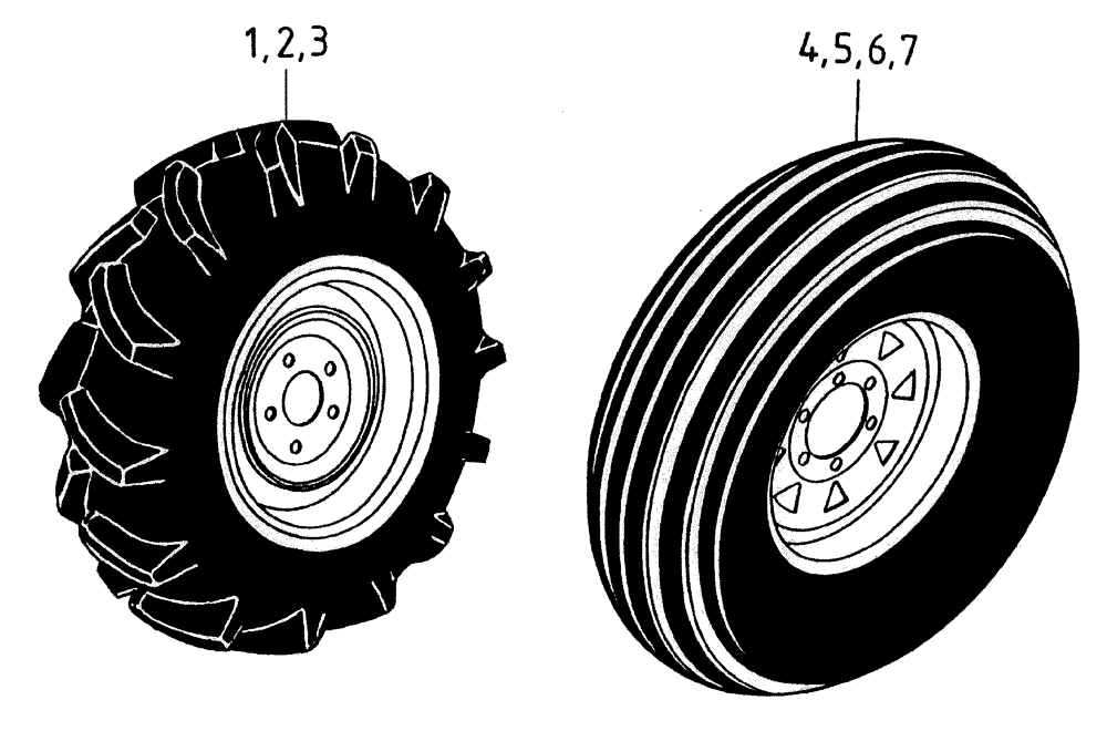 Схема запчастей Case IH AUSTOFT - (A01[45A]) - WHEELS 